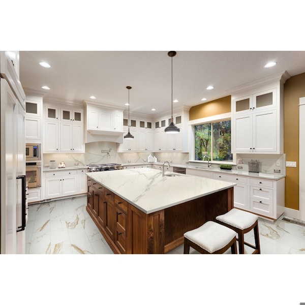Msi Regallo Calacatta Marbella SAMPLE Polished Porcelain Floor And Wall Tile - ZOR-PT-0477-SAM