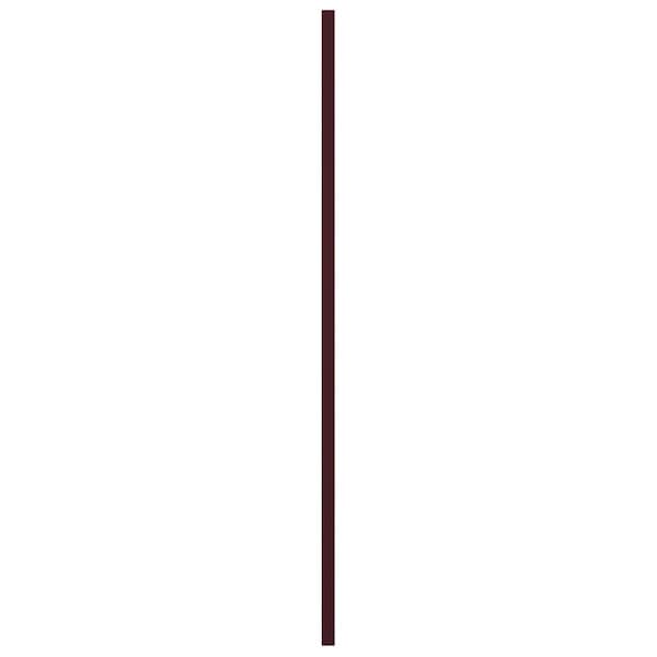 Ekena Millwork True Fit PVC Cedar Park Fixed Mount Shutters, Wine Red, 12W x 54H, PR - TFP001CP12X054WR