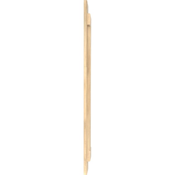 Ekena Millwork Americraft 2-Board (2 Batten) Wood Joined Board-n-Batten Shutters w/ Z-Bar, ARW102BB207X55UNH, PR - ARW102BB207X55UNH