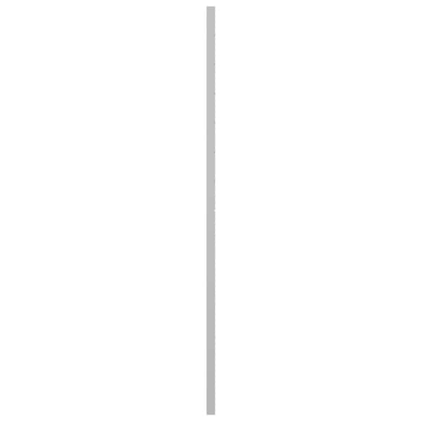 Ekena Millwork True Fit PVC Horizontal Slat Modern Style Fixed Mount Shutters, White, 12W x 38H, PR - TFP001HZ12X038WH