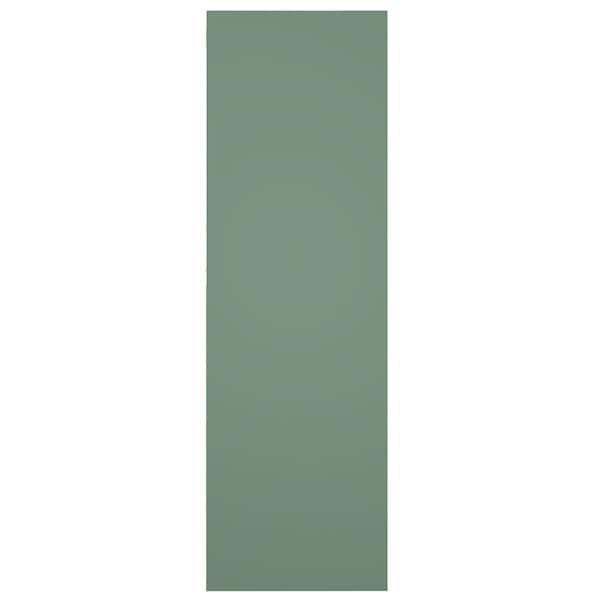 Ekena Millwork True Fit PVC, Two Equal Louver Shutters, Track Green, 15W x 35H, PR - TFP101LVF15X035TG