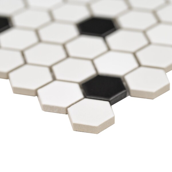 Msi Adelaide SAMPLE Hexagon Matte Porcelain Wall and Floor Tile - ZOR-MD-0515-SAM