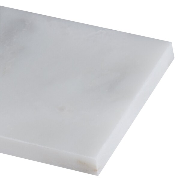 Msi Arabescato Carrara SAMPLE Honed And Beveled Marble Subway Tile - ZOR-NS-0035-SAM
