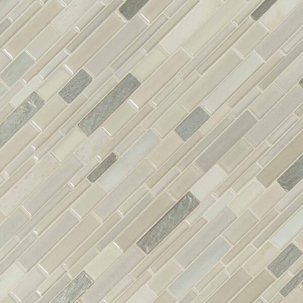 Msi Everest Interlocking 12 In. X 12 In. Porcelain And Stone Mesh-Mounted Mosaic Tile, 10PK - ZOR-MD-0410