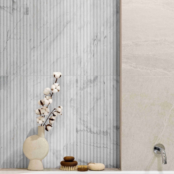 Msi Arabescato Venato Milano Ribbo 12in X 24in Honed Marble Wall Tile, 2PK - ZOR-NS-0106
