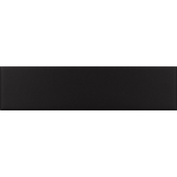 Apollo Tile Arte 1.97 in. x 7.87 in. Matte Black Ceramic Subway Wall and Floor Tile (6.46 sq. ft./case) (60-pack) - APLRID88BLKM