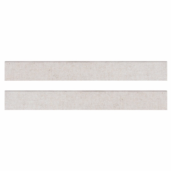 Msi Tektile Lineart Ivory Bullnose 3 In. X 24 In. Glazed Porcelain Wall Tile, 14PK - ZOR-PT-TR-0211