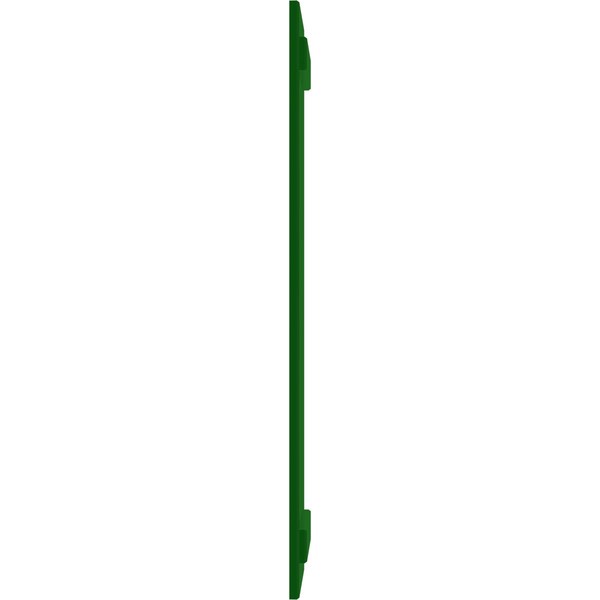 Ekena Millwork True Fit PVC Two Board Joined Board-n-Batten Shutters, Viridian Green, 10 3/4W x 77H, PR - TFP101BBF11X077HG