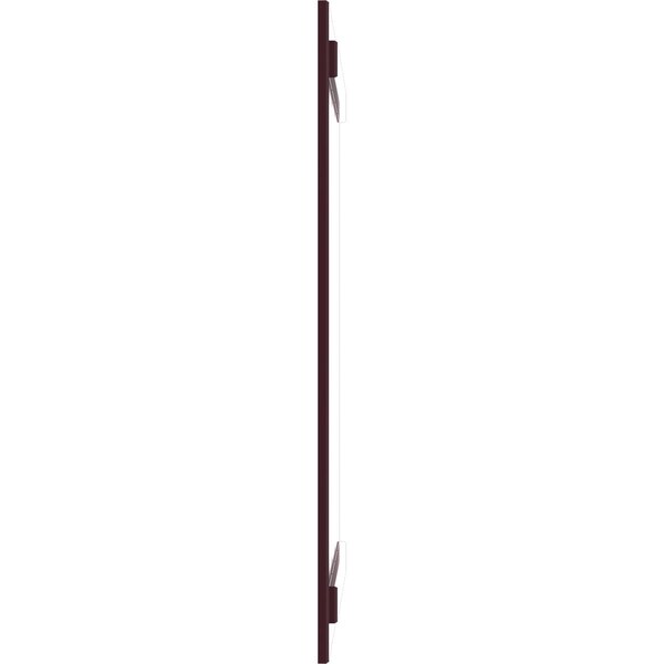 Ekena Millwork True Fit PVC, Four Board Joined Board-n-Batten Shutters, Wine Red, 21 1/2W x 63H, PR - TFP101BBF21X063WR
