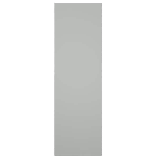 Ekena Millwork True Fit PVC Center X-Board Farmhouse Fixed Mount Shutters, Hailstorm Gray , 18W x 75H, PR - TFP107FH18X075ST