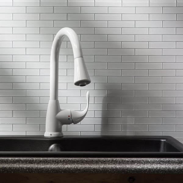 Aspect Aspect Matted Glass 4X12 Frost Back, PK 3 - A5563