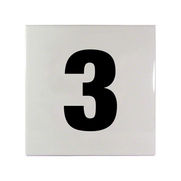 Inlays 6 in. No Skid Ceramic Tile - No. 3 - C621030