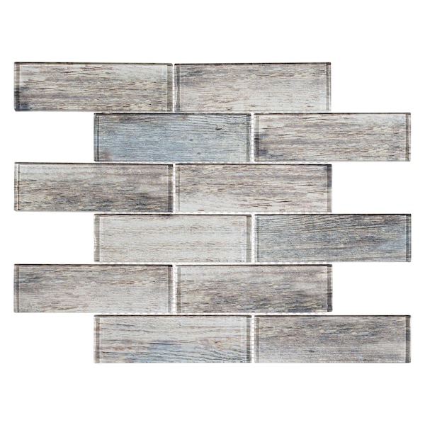 Andova Tiles SAMPLE Migdal 2 x 6 Glass Brick Joint Mosaic Tile - SAM-ANDMIG234