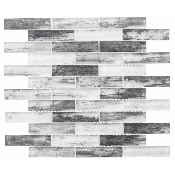 Andova Tiles SAMPLE Giovan 1 x 4 Glass Brick Joint Mosaic Tile - SAM-ANDGIO400