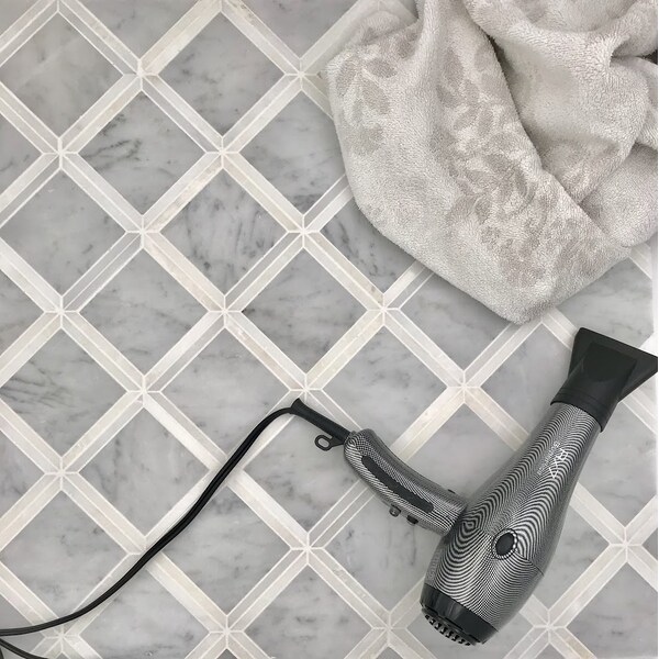 Apollo Tile Sample of Antique Square 12"x12" Marble Mosaic Tile - APLDC99S01EC15 SAMPLE