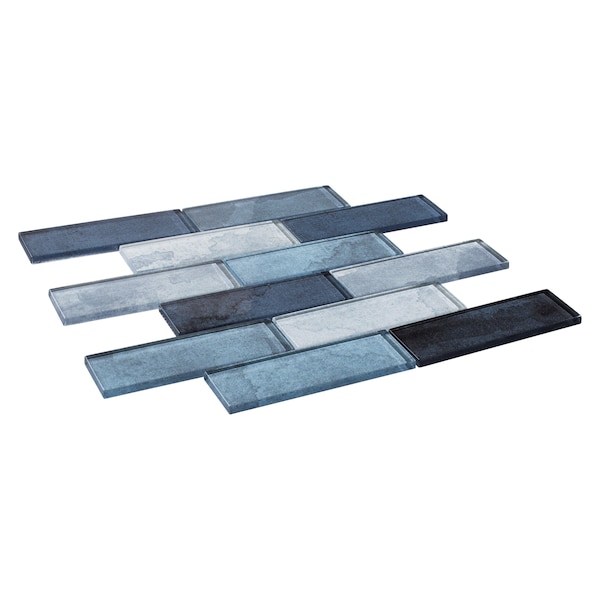 Andova Tiles SAMPLE Migdal 2 x 6 Glass Brick Joint Mosaic Tile - SAM-ANDMIG229