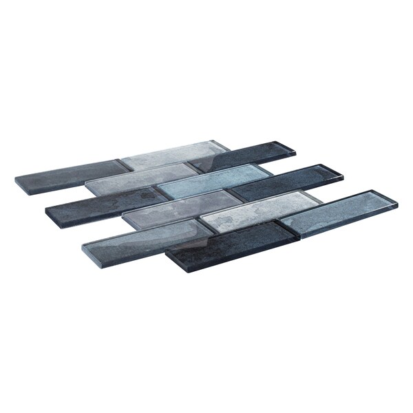 Andova Tiles SAMPLE Migdal 2 x 6 Glass Brick Joint Mosaic Tile - SAM-ANDMIG229