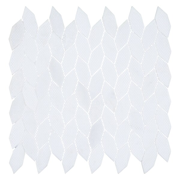 Andova Tiles SAMPLE Channing 1 x 25 Marble Honeycomb Mosaic Wall  Floor Tile - SAM-ANDCHA137