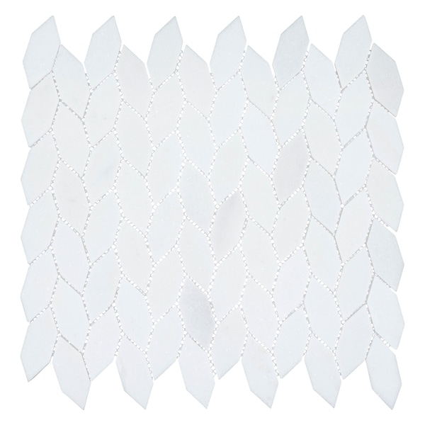 Andova Tiles SAMPLE Channing 1 x 25 Marble Honeycomb Mosaic Wall  Floor Tile - SAM-ANDCHA137