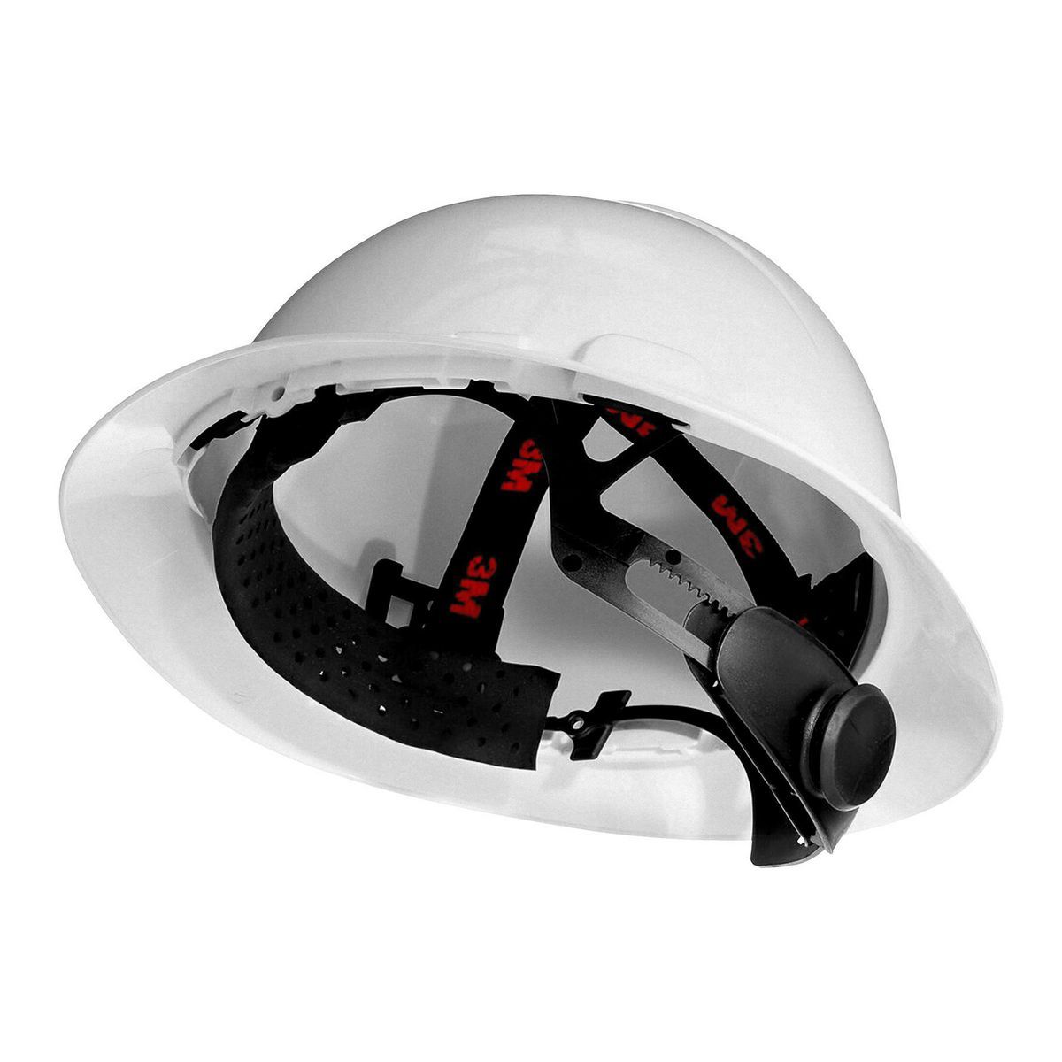 Casco duro de borde completo 3M SecureFit™ con ajuste de trinquete, blanco - 70936