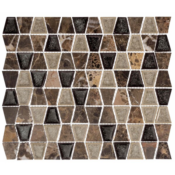Andova Tiles ANDOVA TILES Exploration Egypt 1" x 1" Grid Mosaic Wall & Floor Tile - ANDEXPE352