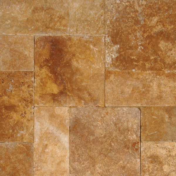Msi Tuscany Riviera Travertine 16 Sq.  Ft.  Tumbled Paver Kits - ZOR-LSC-0124