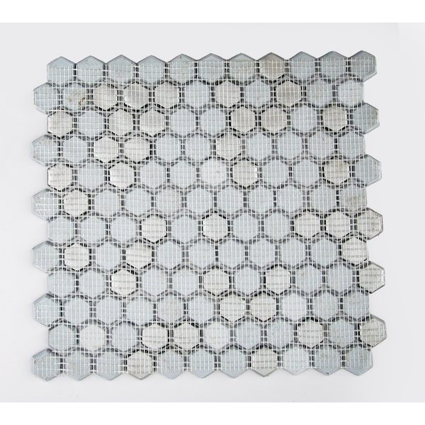 Andova Tiles ANDOVA TILES Arti 1" x 1" Glass Honeycomb Mosaic Tile - ANDART266