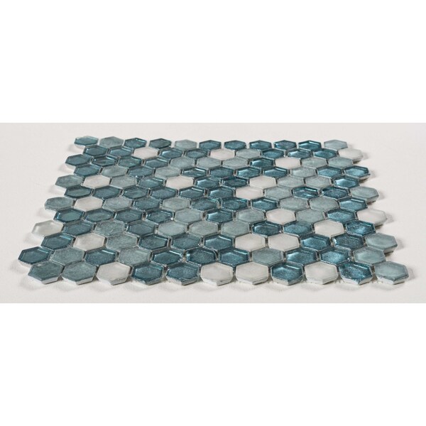 Andova Tiles ANDOVA TILES Arti 1" x 1" Glass Honeycomb Mosaic Tile - ANDART266
