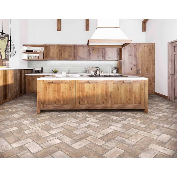 Msi Capella Ivory Brick 5 In. X 10 In. Glazed Porcelain Floor And Wall Tile, 16PK - ZOR-PT-0423