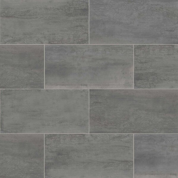 Msi Oxide Magnetite 12 In. X 24 In. Glazed Porcelain Floor And Wall Tile, 7PK - ZOR-PT-0327