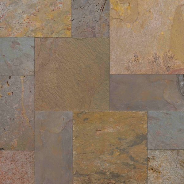 Msi Multi Classic Pattern Gauged Slate Floor And Wall Tile - ZOR-NS-0082