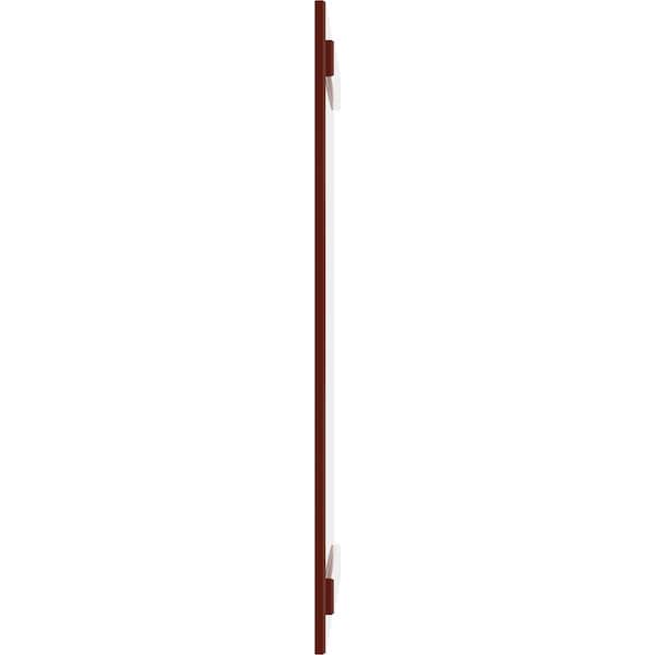 Ekena Millwork True Fit PVC Three Board Joined Board-n-Batten Shutters, Pepper Red, 16 1/8W x 37H, PR - TFP101BBF16X037MR