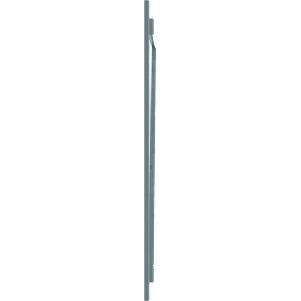 Ekena Millwork True Fit PVC Three Board Joined Board-n-Batten Shutters w/Z-Bar, Peaceful Blue , 16 1/8W x 54H, PR - TFP102BBF16X054SB