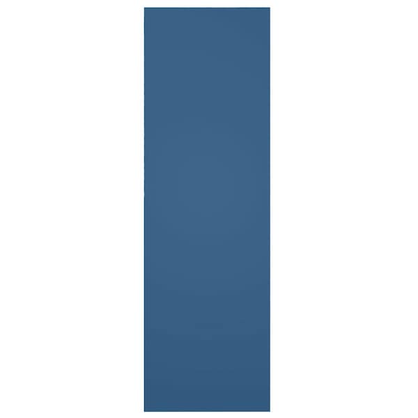 Ekena Millwork 18W x 30H True Fit PVC Diagonal Slat Modern Style Fixed Mount Shutters, Sojourn Blue, PR - TFP001DG18X030HB