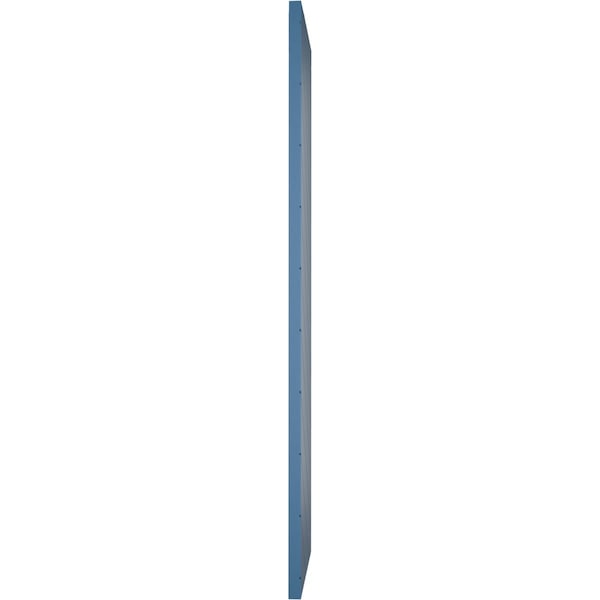 Ekena Millwork 18W x 30H True Fit PVC Diagonal Slat Modern Style Fixed Mount Shutters, Sojourn Blue, PR - TFP001DG18X030HB