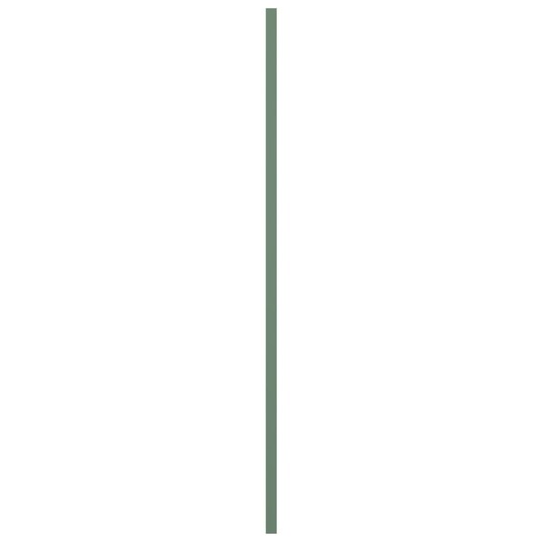 Ekena Millwork True Fit PVC Two Equal Flat Panel Shutters, Track Green, 15W x 52H, PR - TFP101FPF15X052TG