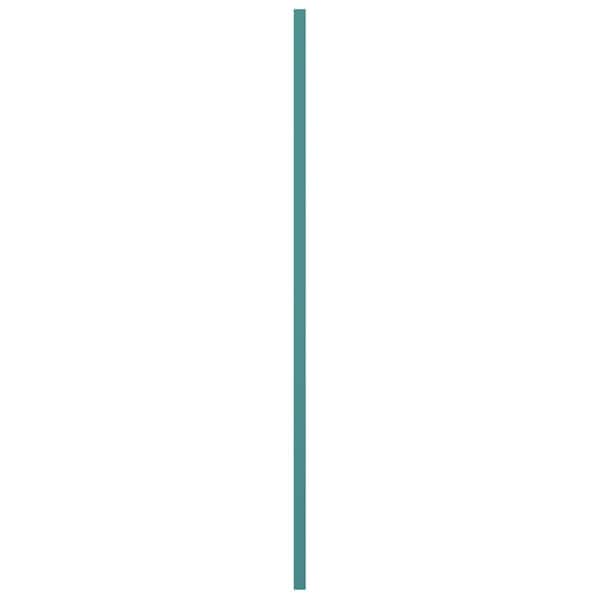 Ekena Millwork True Fit PVC Single X-Board Farmhouse Fixed Mount Shutters, Pure Turquoise, 15W x 53H, PR - TFP001FH15X053PT