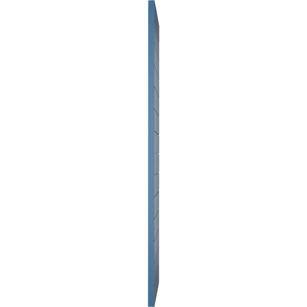 Ekena Millwork True Fit PVC Horizontal Slat Modern Style Fixed Mount Shutters, Sojourn Blue, 15W x 34H, PR - TFP001HZ15X034HB