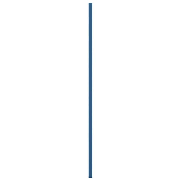 Ekena Millwork True Fit PVC Horizontal Slat Modern Style Fixed Mount Shutters, Sojourn Blue, 15W x 34H, PR - TFP001HZ15X034HB