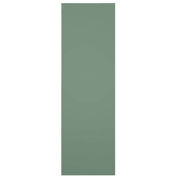 Ekena Millwork True Fit PVC San Juan Capistrano Mission Style Fixed Mount Shutters, Track Green, 12W x 80H, PR - TFP001SJ12X080TG