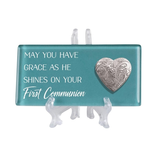 Cottage Garden 4 x 2 in. First Communion, May You Have Grace Ceramic Tile - TLGL34SBL