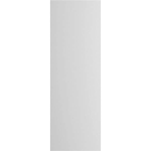 Ekena Millwork True Fit PVC, Two Board Framed Board-n-Batten Shutters, Unfinished, 10 3/4W x 25H, PR - TFP101BF11X025UN