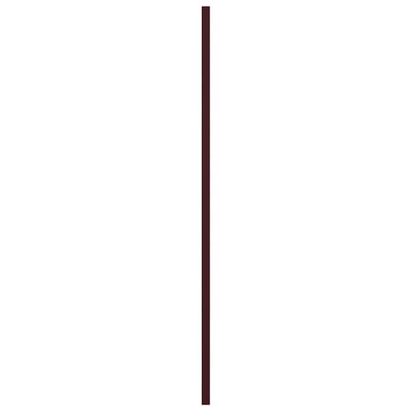 Ekena Millwork True Fit PVC Center X-Board Farmhouse Fixed Mount Shutters, Wine Red , 15W x 67H, PR - TFP107FH15X067WR