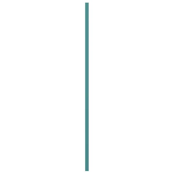Ekena Millwork True Fit PVC Shaker Fixed Mount Shutters, Pure Turquoise, 15W x 42H, PR - TFP001SK15X042PT