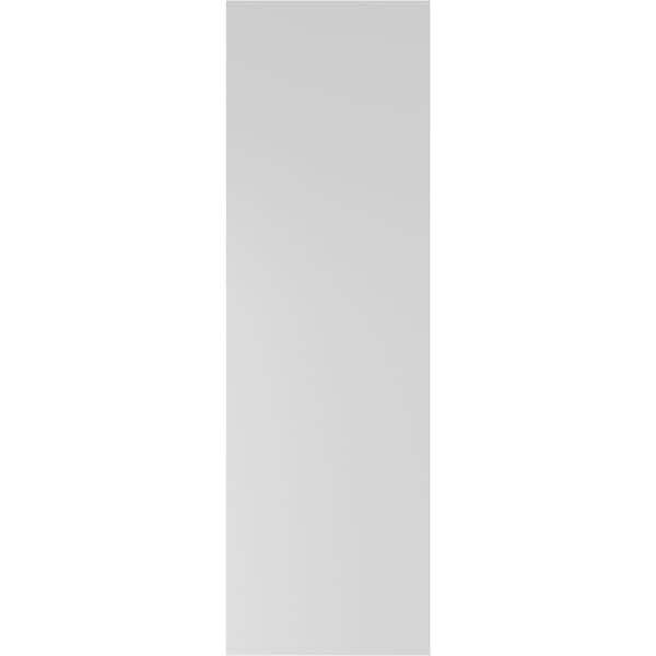 Ekena Millwork True Fit PVC, Two Equal Raised Panel Shutters, Shadow Mountain, 15W x 36H, PR - TFP101RPF15X036SM