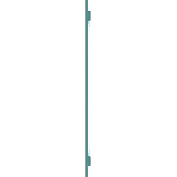 Ekena Millwork True Fit PVC, Two Board Joined Board-n-Batten Shutters, Pure Turquoise, 10 3/4W x 70H, PR - TFP101BBF11X070PT
