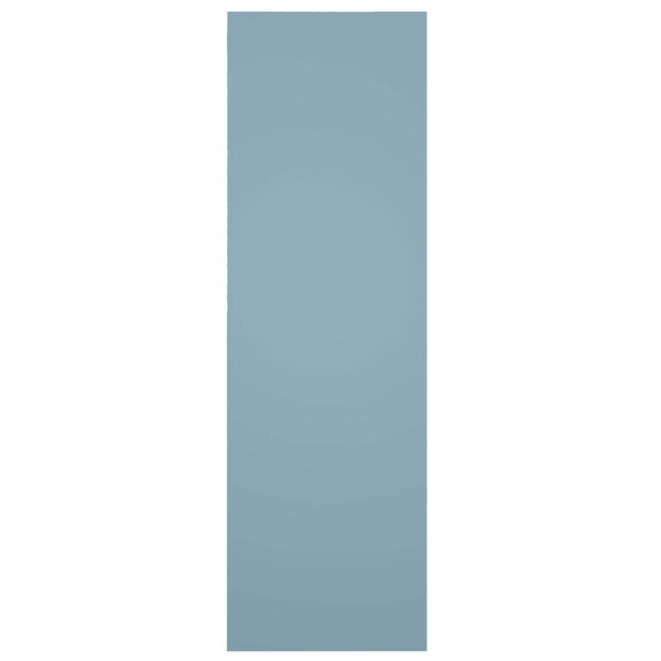Ekena Millwork True Fit PVC Two Equal Raised Panel Shutters, Peaceful Blue, 15W x 76H, PR - TFP101RPF15X076SB