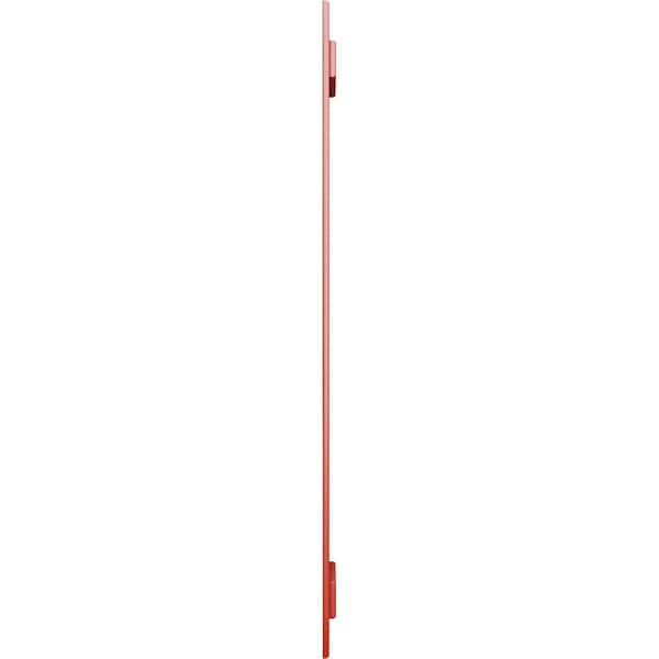 Ekena Millwork True Fit PVC Two Board Spaced Board-n-Batten Shutters, Fire Red, 11 1/4W x 43H, PR - TFP101SBF11X043BR