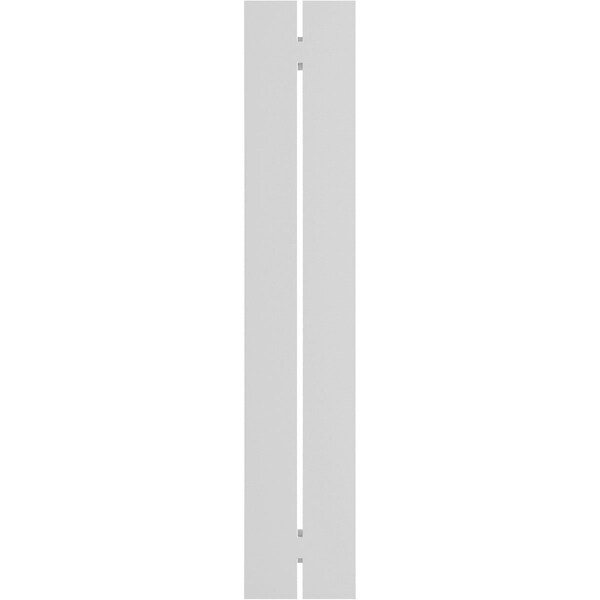 Ekena Millwork True Fit PVC Two Board Spaced Board-n-Batten Shutters, Fire Red, 11 1/4W x 43H, PR - TFP101SBF11X043BR