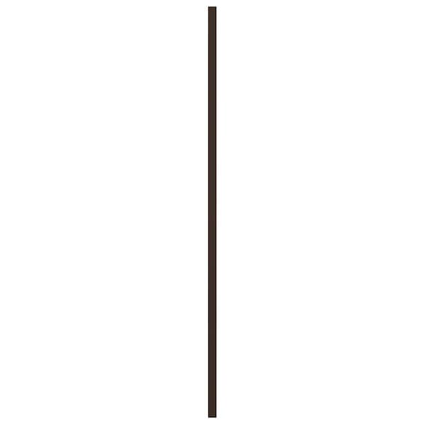 Ekena Millwork True Fit PVC Two Equal Flat Panel Shutters, Raisin Brown, 12W x 77H, PR - TFP101FPF12X077TB
